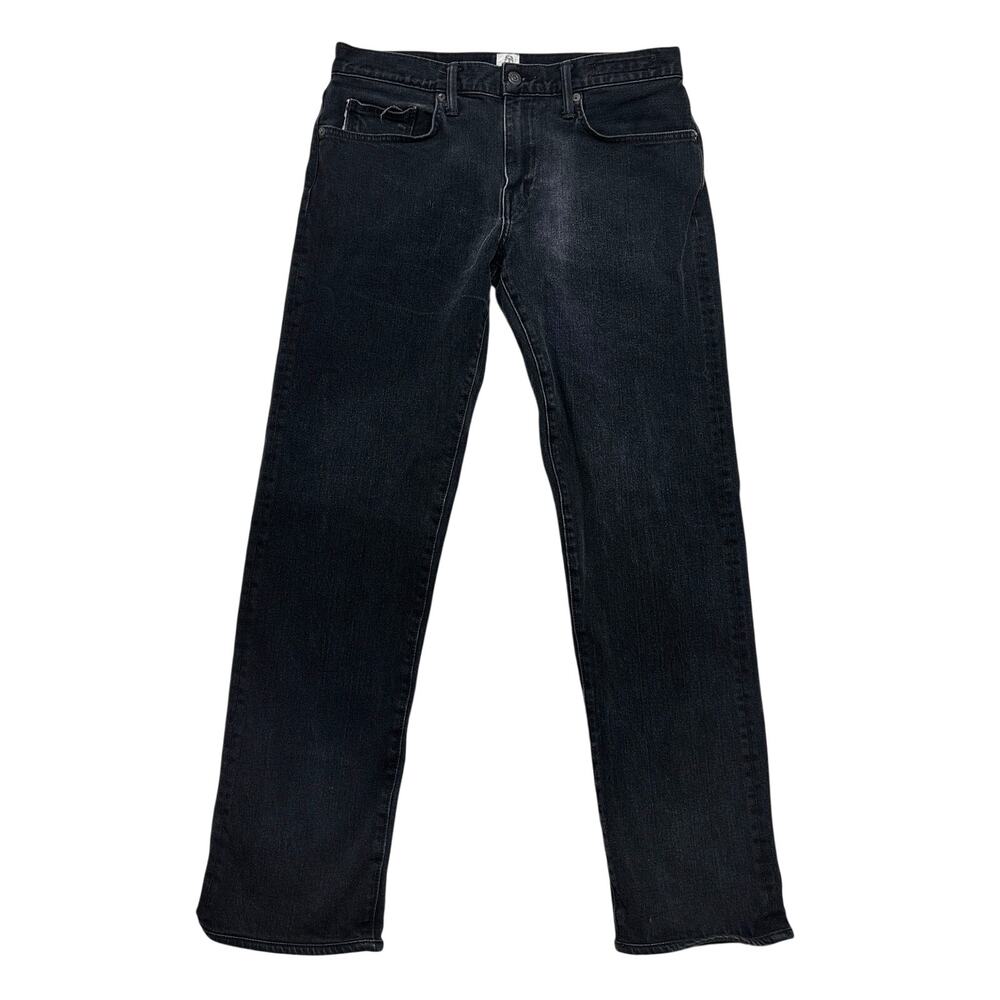 Hiroshi Kato Selvedge The Hammer Straight Jeans 32 Black Night Wash USA READ